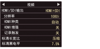 GY-HM250 OutPutScreen
